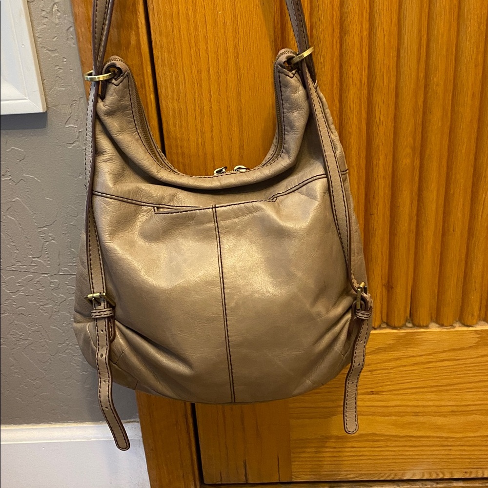 HOBO Merrin taupe Convertible Backpack - Picture 7 of 16